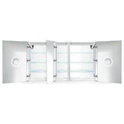 Krugg Reflections 60"x36" LED Medicine Cabinet, Dimmer/Defog, Makeup Mirror, And USB, Light Left 12 Krugg Reflections 60"x36" LED Medicine Cabinet, Dimmer/Defog, Makeup Mirror, And USB, Light Left -Laural Home Shop 8ce13f8c0c62f9c3 1206 w800 h800 b1 p0