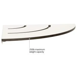 Seachrome Corporation White Corner Shower Seat With 18" Radius 18 Seachrome Corporation White Corner Shower Seat With 18" Radius -Laural Home Shop 8cf11e9d0fa5bcc6 2727 w800 h800 b1 p0