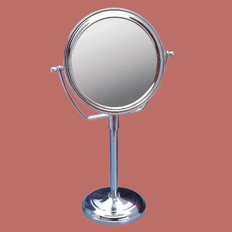 Renovators Supply Manufacturing Table Makeup Mirror Chrome Brass Swivel Magnifying Two Sided | 4 Renovators Supply Manufacturing Table Makeup Mirror Chrome Brass Swivel Magnifying Two Sided | - Image 2