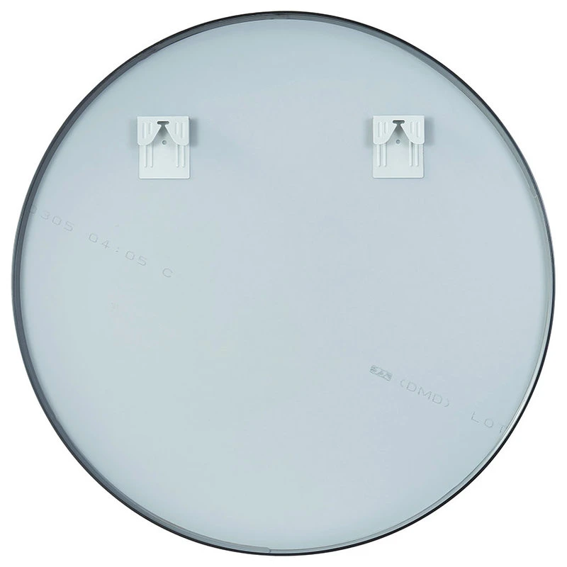 Vinnova Cascante Round Metal Wall Mirror, Brushed Black, 28" W X 28" H 9 Vinnova Cascante Round Metal Wall Mirror, Brushed Black, 28" W X 28" H - Image 7