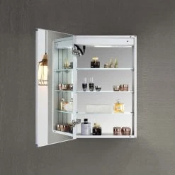 Blossom Kitchen & Bath Supply LED Mirror Medicine Cabinet With Defogger, Dimmer And Outlets, 24" Left 19 Blossom Kitchen & Bath Supply LED Mirror Medicine Cabinet With Defogger, Dimmer And Outlets, 24" Left -Laural Home Shop 8d51fe82010e8e70 5225 w800 h800 b0 p0