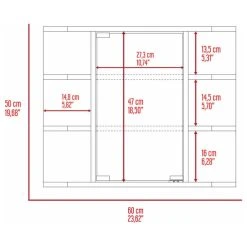FM FURNITURE Valdez Medicine Cabinet, Light Gray 16 FM FURNITURE Valdez Medicine Cabinet, Light Gray -Laural Home Shop 8dc1fe4603650d47 7965 w800 h800 b1 p0