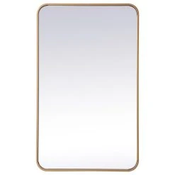 Elegant Furniture & Lighting Elegant Decor MR802236BR Soft Corner Metal Rectangular Mirror, 22"x36" 16 Elegant Furniture & Lighting Elegant Decor MR802236BR Soft Corner Metal Rectangular Mirror, 22"x36" -Laural Home Shop 8ea1b47d01a569f1 9797 w800 h800 b1 p0