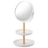 Yamazaki Home Jewelry Organizer With Mirror, Steel And Wood, Holds 8.8 Lbs -Laural Home Shop 8ec1ec1b025ad9e8 9387 w800 h800 b1 p0