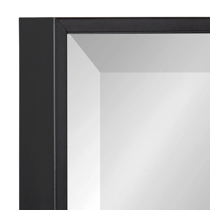 Uniek Rhodes Framed Wall Mirror, Black, 24.75x36.75 5 Uniek Rhodes Framed Wall Mirror, Black, 24.75x36.75 - Image 3