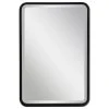 Bailey Street Home Modern Rounded Rectangle Beveled Mirror In Matte Black Curved Corners Metal -Laural Home Shop 8ff108f7013470d6 8394 w800 h800 b1 p0