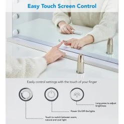 Inspired Home Zarah Mirror, LED Bulbs, Color Modes, 31.5Lx4.7Wx23.6H 16 Inspired Home Zarah Mirror, LED Bulbs, Color Modes, 31.5Lx4.7Wx23.6H -Laural Home Shop 9021553c020ec8bc 0654 w800 h800 b0 p0