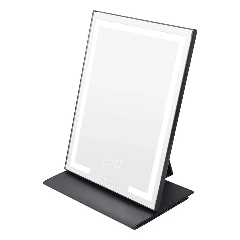 Impressions Vanity Company Lumiere Touch Pad Plus LED Makeup Mirror, Black, LED Striplight 3 Impressions Vanity Company Lumiere Touch Pad Plus LED Makeup Mirror, Black, LED Striplight