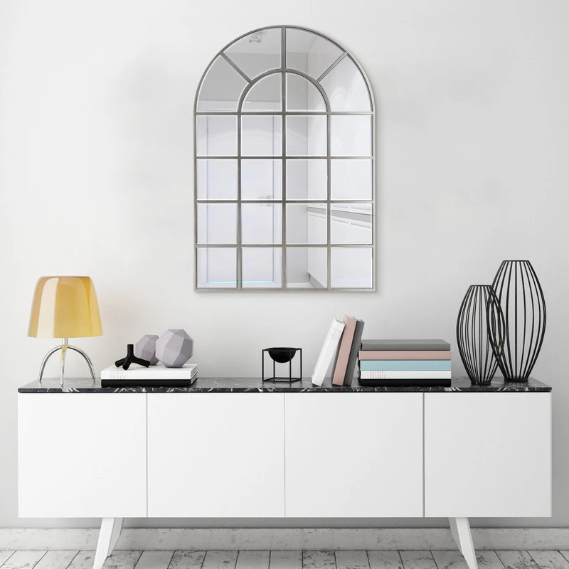 Empire Art Direct Beveled Arch Window Wall Mirror, 0.25" Beveled Edge, 44"x30" Bathroom Mirror 6 Empire Art Direct Beveled Arch Window Wall Mirror, 0.25" Beveled Edge, 44"x30" Bathroom Mirror - Image 4