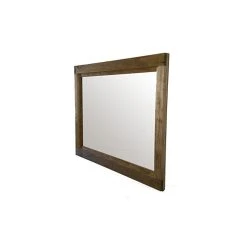 Renewed Decor And Storage Driftwood Farmhouse Style Vanity Mirror, 42"x30"
