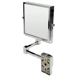 Alfi Trade ALFI Brand Square Wall Mounted 5X Magnify Cosmetic Mirror ABM8WS-PC -Laural Home Shop 91918cd00090399a 7085 w800 h800 b1 p0