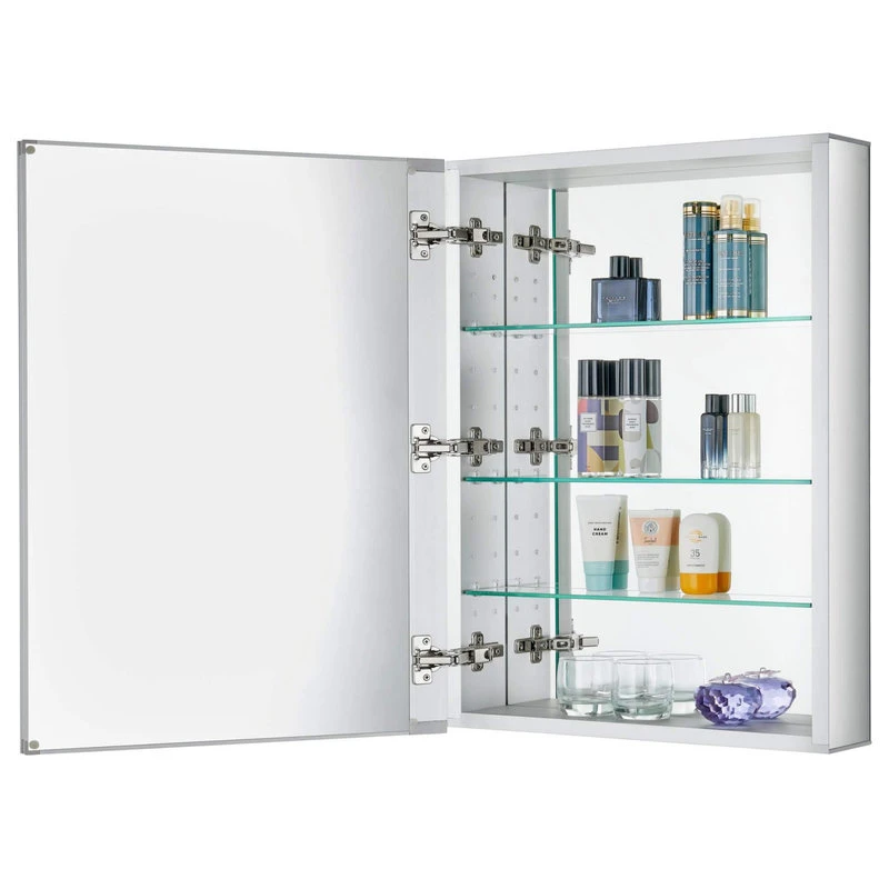 Fine Fixtures Bathroom Medicine Cabinet, Aluminum, Recessed/Surface Mount, 24"x30" 5 Fine Fixtures Bathroom Medicine Cabinet, Aluminum, Recessed/Surface Mount, 24"x30" - Image 3