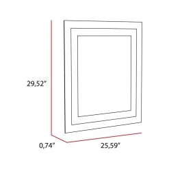 Tuhome Furniture TuHome Mirrored Modern Glass Torino Mirror -Laural Home Shop 91b1cccf00349d7e 1279 w800 h800 b1 p0
