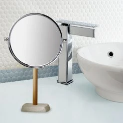 TATARA Nu Steel Stone Finish Mirror -Laural Home Shop 92a194620e7c5d09 8926 w800 h800 b0 p0