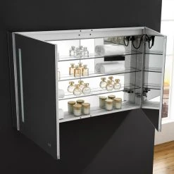 Fresca FMC014830 Luminosa 48" X 30" Lighted Frameless Medicine - Mirror 11 Fresca FMC014830 Luminosa 48" X 30" Lighted Frameless Medicine - Mirror -Laural Home Shop 93a1f3310fb994bf 0814 w800 h800 b0 p0