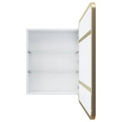 Glass Warehouse Medicine Cabinets, Satin Brass -Laural Home Shop 93b16c870320b086 0331 w800 h800 b1 p0