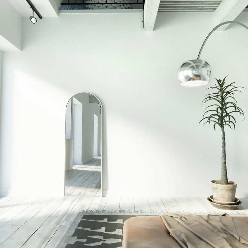 Glass Warehouse Kira 67 In X 24 In Arched Leaner Mirror 6 Glass Warehouse Kira 67 In X 24 In Arched Leaner Mirror - Image 4