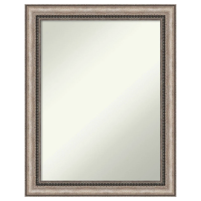 Amanti Art Lyla Ornate Silver Non-Beveled Bathroom Wall Mirror - 22.25 X 28.25 In. 3 Amanti Art Lyla Ornate Silver Non-Beveled Bathroom Wall Mirror - 22.25 X 28.25 In.