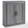 Pemberly Row Medicine Cabinet In Vintage Gray