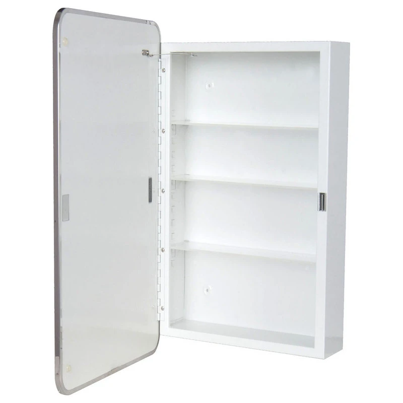 Ketcham Medicine Cabinets/Fred Silver & Company Round Corner Series Left Hinged Medicine Cabinet, 16"x28" 4 Ketcham Medicine Cabinets/Fred Silver & Company Round Corner Series Left Hinged Medicine Cabinet, 16"x28" - Image 2