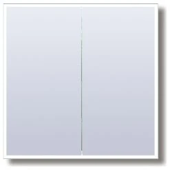 Alfi Trade Inc ALFI Brand 36"x30" Double Door LED Light Medicine Cabinet