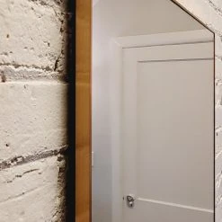 Decor Wonderland Vanta Metal Framed Wall Mirror With Dual Mounting Brackets, Gold, 39.5 In. X 29. -Laural Home Shop 96b1167d01cd23ee 6668 w800 h800 b0 p0