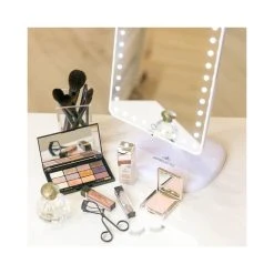 Impressions Vanity Company Touch Pro LED Makeup Mirror With Bluetooth Speaker And USB, White -Laural Home Shop 97116cc201258e92 8920 w800 h800 b0 p0