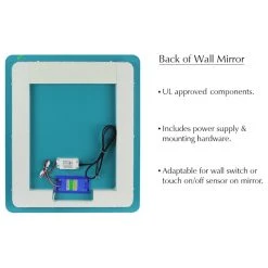 Transolid Mason LED-Backlit Mirror With Touch Sensor, 23.62"x1.18"x24.02" 9 Transolid Mason LED-Backlit Mirror With Touch Sensor, 23.62"x1.18"x24.02" -Laural Home Shop 97316bdf0beb5997 7559 w800 h800 b1 p0