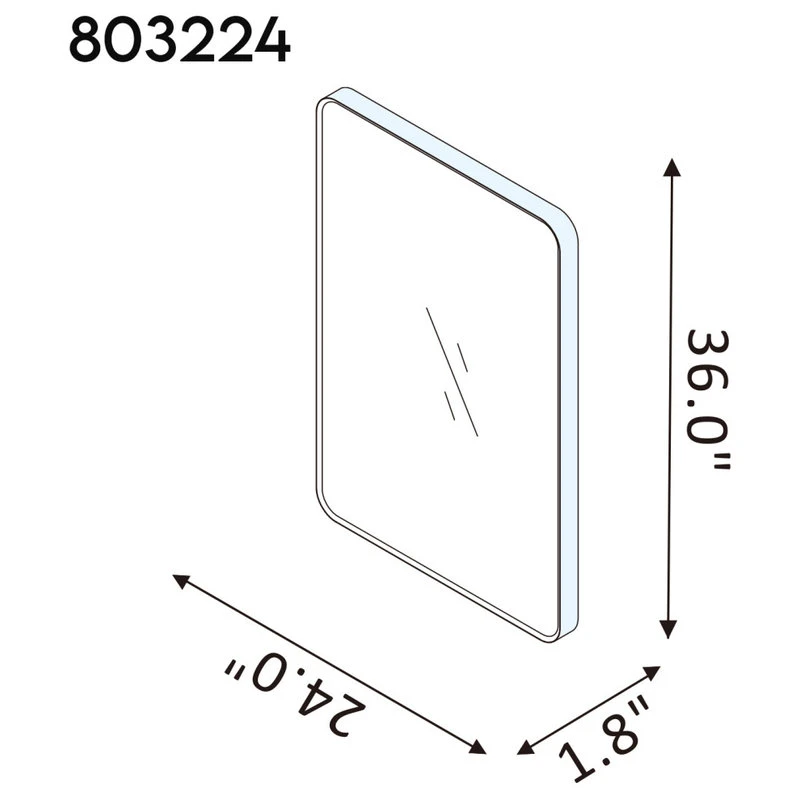 Vinnova Mutriku Rectangle Metal Wall Mirror, Brushed Gold, 24" W X 36" H 10 Vinnova Mutriku Rectangle Metal Wall Mirror, Brushed Gold, 24" W X 36" H - Image 8