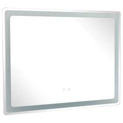 Brimfield & May Modern Silver Glass Anti Fog Mirror 561824 -Laural Home Shop 9881c178029f8811 7957 w800 h800 b1 p0