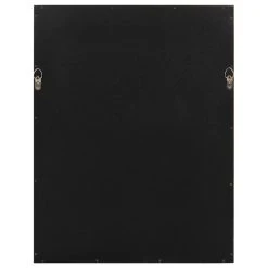 Uniek Hutton Wood Framed Wall Mirror With Shelf, Rustic Brown 18x24 -Laural Home Shop 98f1ed7f0fb40f71 8137 w800 h800 b1 p0