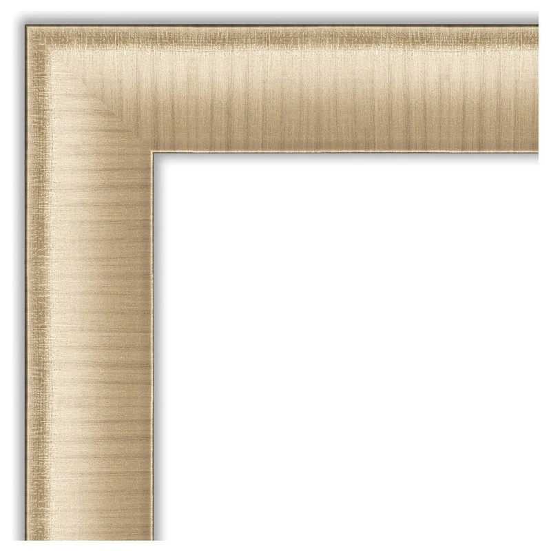 Amanti Art Elegant Brushed Honey Beveled Bathroom Wall Mirror - 20.75 X 24.75 In. 6 Amanti Art Elegant Brushed Honey Beveled Bathroom Wall Mirror - 20.75 X 24.75 In. - Image 4