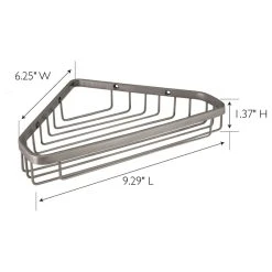 Design House 588921 6-1/4"W Shower Basket - Oil Rubbed Bronze -Laural Home Shop 998147c40135266d 6683 w800 h800 b1 p0