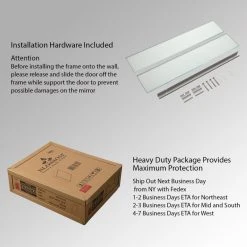 Blossom Kitchen & Bath Supply Aluminum Bathroom Medicine Cabinet, Recess Or Surface Mount, 20"x26" -Laural Home Shop 9a21d74c01003342 1944 w800 h800 b0 p0