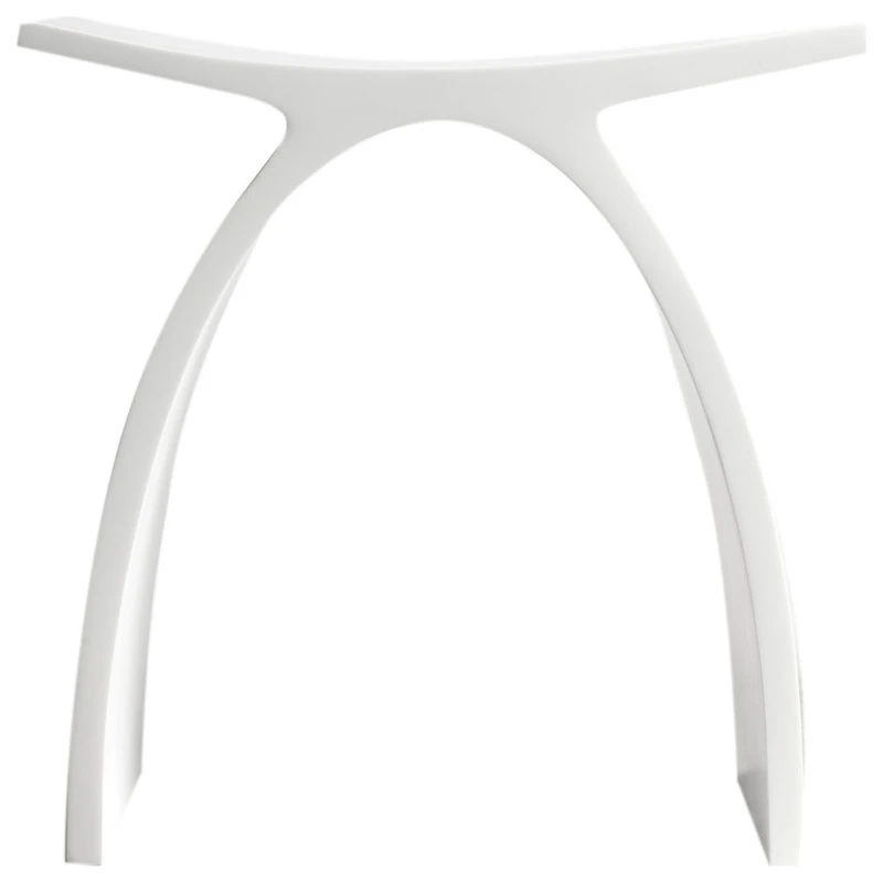 Alfi Trade Inc Alfi Brand Abst77 Arched White Matte Solid Surface Resin Bathroom/Shower Stool 11 Alfi Trade Inc Alfi Brand Abst77 Arched White Matte Solid Surface Resin Bathroom/Shower Stool - Image 9