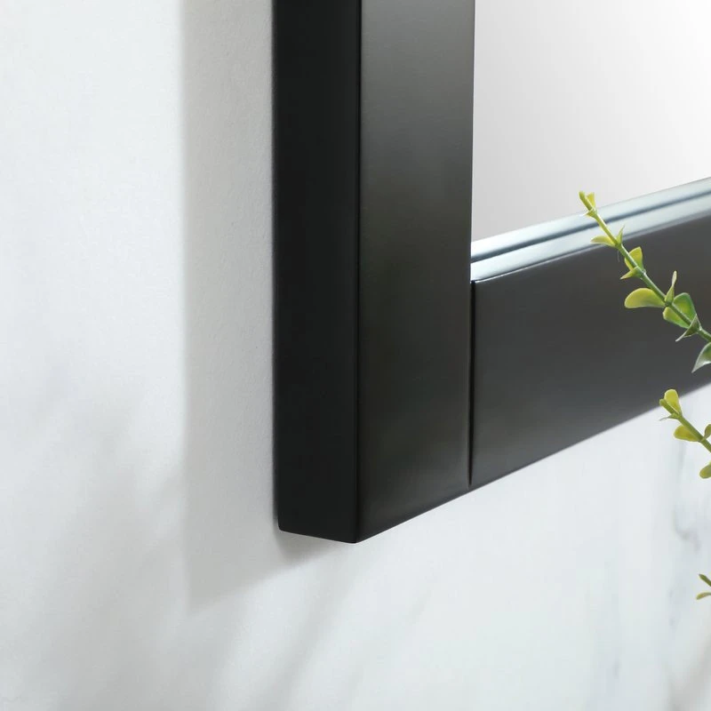 Elegant Furniture & Lighting Alice Vanity Mirror, 60"x36", Black 7 Elegant Furniture & Lighting Alice Vanity Mirror, 60"x36", Black - Image 5