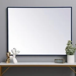 Elegant Furniture & Lighting Home Living Metal Frame Rectangle Mirror 30", Blue 7 Elegant Furniture & Lighting Home Living Metal Frame Rectangle Mirror 30", Blue -Laural Home Shop 9b91365c00089e5d 0544 w800 h800 b0 p0