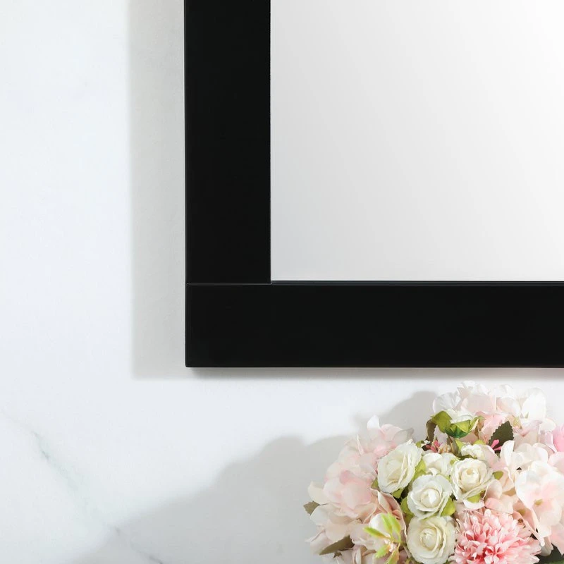 Elegant Furniture & Lighting Alice Vanity Mirror, 60"x36", Black 6 Elegant Furniture & Lighting Alice Vanity Mirror, 60"x36", Black - Image 4