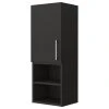 FM FURNITURE Praia Medicine Cabinet Black Wengue Engineered Wood