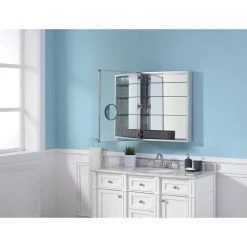 Ove Decors Sevan 24 In. Medicine Cabinet In Aluminum Finish 16 Ove Decors Sevan 24 In. Medicine Cabinet In Aluminum Finish -Laural Home Shop 9d415d23008c2679 3522 w800 h800 b0 p0