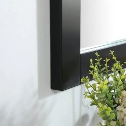 Elegant Furniture & Lighting Alice Vanity Mirror, 36"x36", Black -Laural Home Shop 9d712df300958ef5 9034 w800 h800 b0 p0