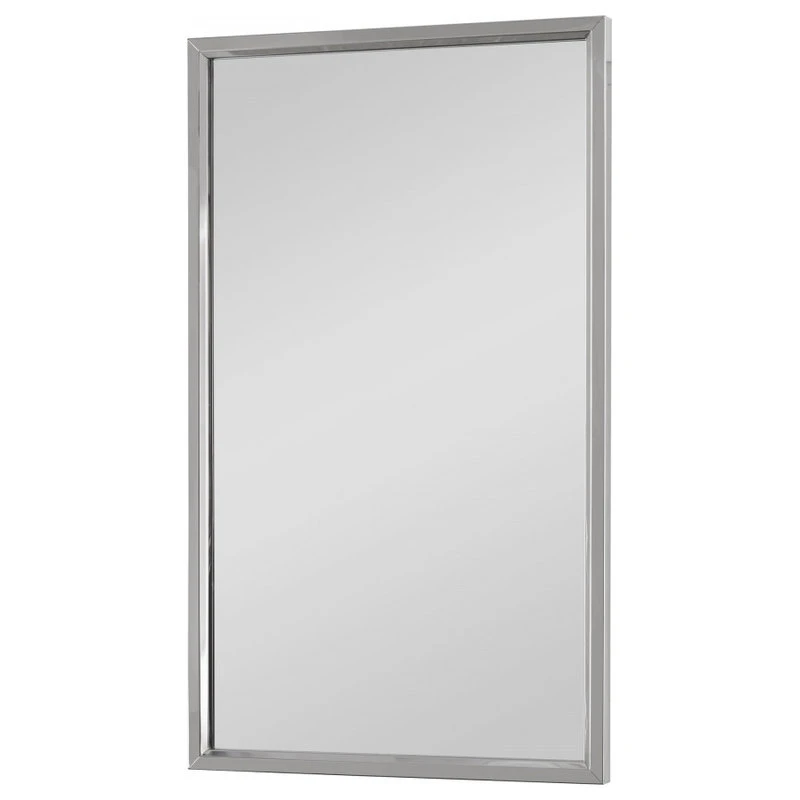 Unique Mirrors Stainless Steel Rectangular Wall Mirror, Bathroom Mirror, 18 X 30 4 Unique Mirrors Stainless Steel Rectangular Wall Mirror, Bathroom Mirror, 18 X 30 - Image 2