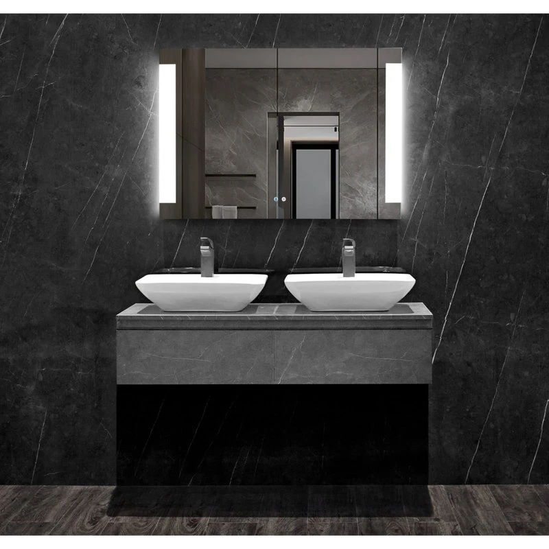 Vanity Art LLC Frameless Rectangle LED Lighted Bath Vanity Mirror, 48" X 28" 6 Vanity Art LLC Frameless Rectangle LED Lighted Bath Vanity Mirror, 48" X 28" - Image 4
