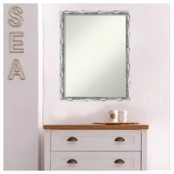 Amanti Art Scratched Wave Chrome Non-Beveled Bathroom Wall Mirror - 20 X 26 In. 17 Amanti Art Scratched Wave Chrome Non-Beveled Bathroom Wall Mirror - 20 X 26 In. -Laural Home Shop 9e1175d202bdde02 6144 w800 h800 b1 p0