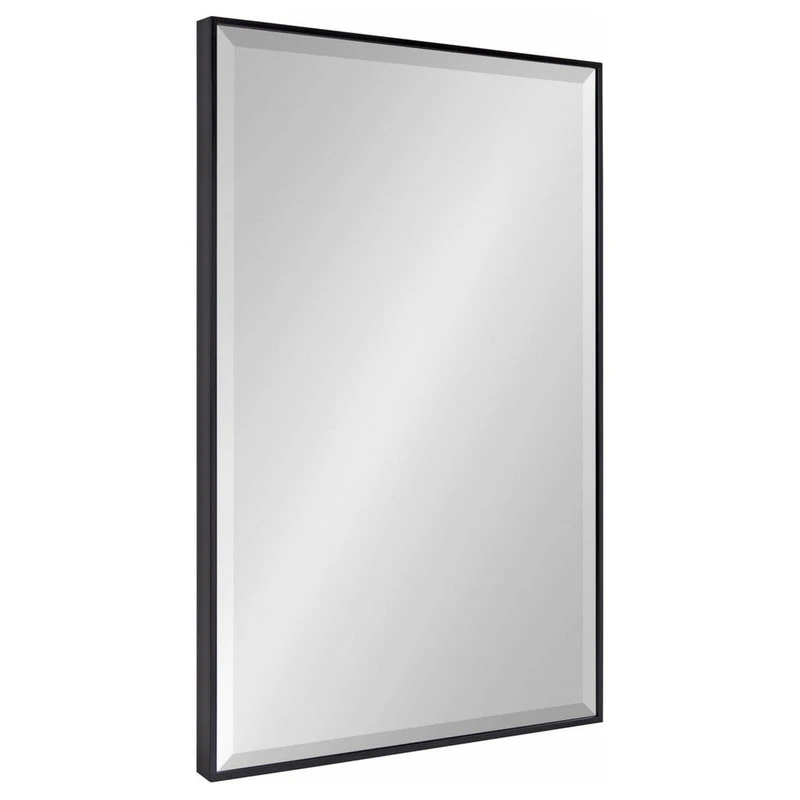 Uniek Rhodes Framed Wall Mirror, Black, 24.75x36.75 3 Uniek Rhodes Framed Wall Mirror, Black, 24.75x36.75