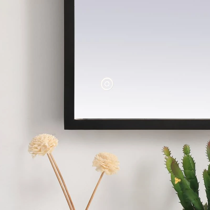 Elegant Furniture & Lighting Modern Black Led Mirror 8 Elegant Furniture & Lighting Modern Black Led Mirror - Image 6