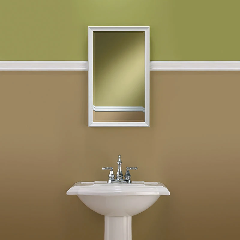 Rangaire Studio V 15" X 25" White Medicine Cabinet, Recess Mount 4 Rangaire Studio V 15" X 25" White Medicine Cabinet, Recess Mount - Image 2