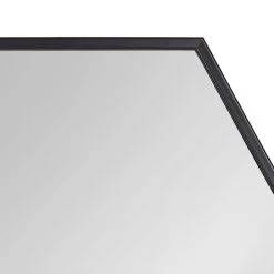 Uniek Rhodes Modern Octagon Mirror, Black 30.75x30.75 -Laural Home Shop 9e91f7250fb40ea5 5115 w800 h800 b0 p0