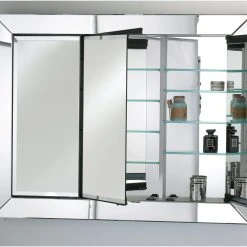 Afina Corporation Afina Radiance Contemporary Triple Door Cabinet, Extra Large -Laural Home Shop 9ea155600caf906d 3351 w800 h800 b0 p0