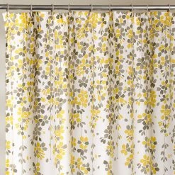 Lush Décor Weeping Flower Shower Curtain Yellow/Gray 72x72 -Laural Home Shop 9ea19ac708bf4e41 3777 w800 h800 b0 p0